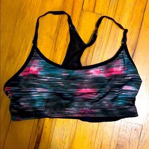 Multicolored sports bra